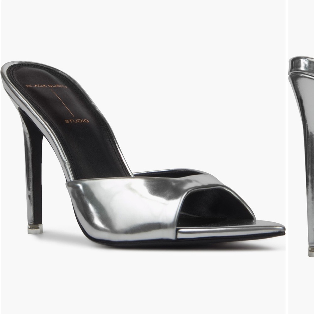 Black Suede Studio heels